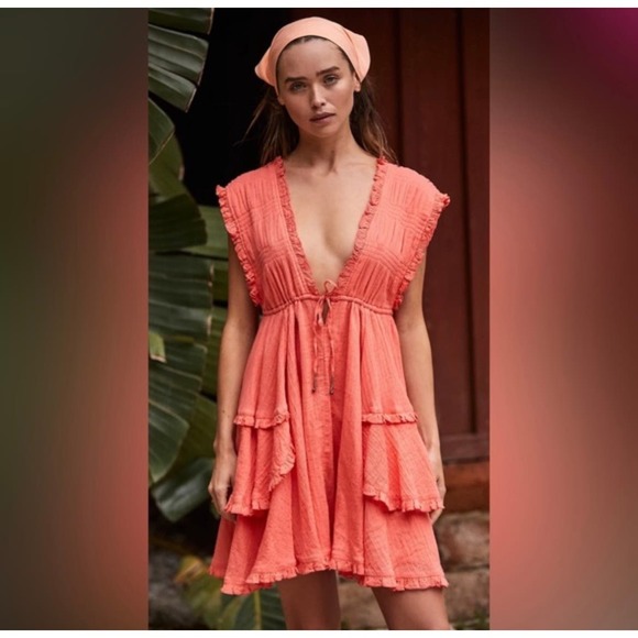NWT Free People Koral Antoinette Mini Dress Size XS‎ - Picture 1 of 4